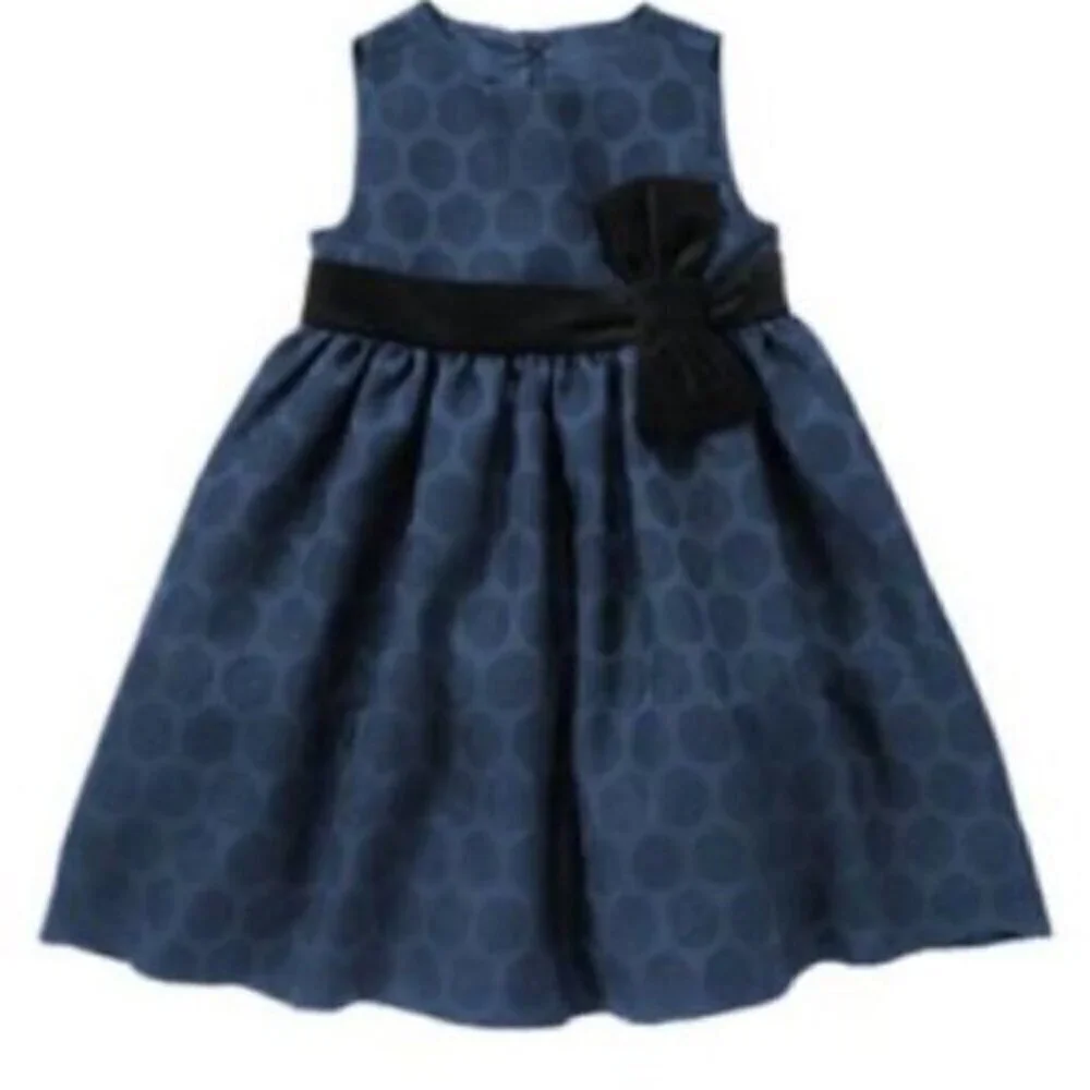 Gymboree 18-24 m special occasion dress blue bow